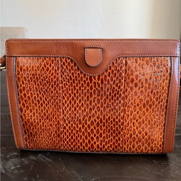 Brahmin Alonna Leather Crossbody - Nutmeg Janeway New without Tags - Picture 2 of 4